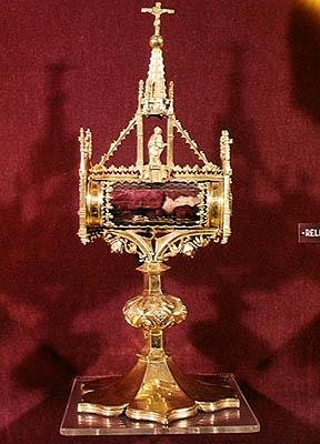 Reliquiario (oro) da French School